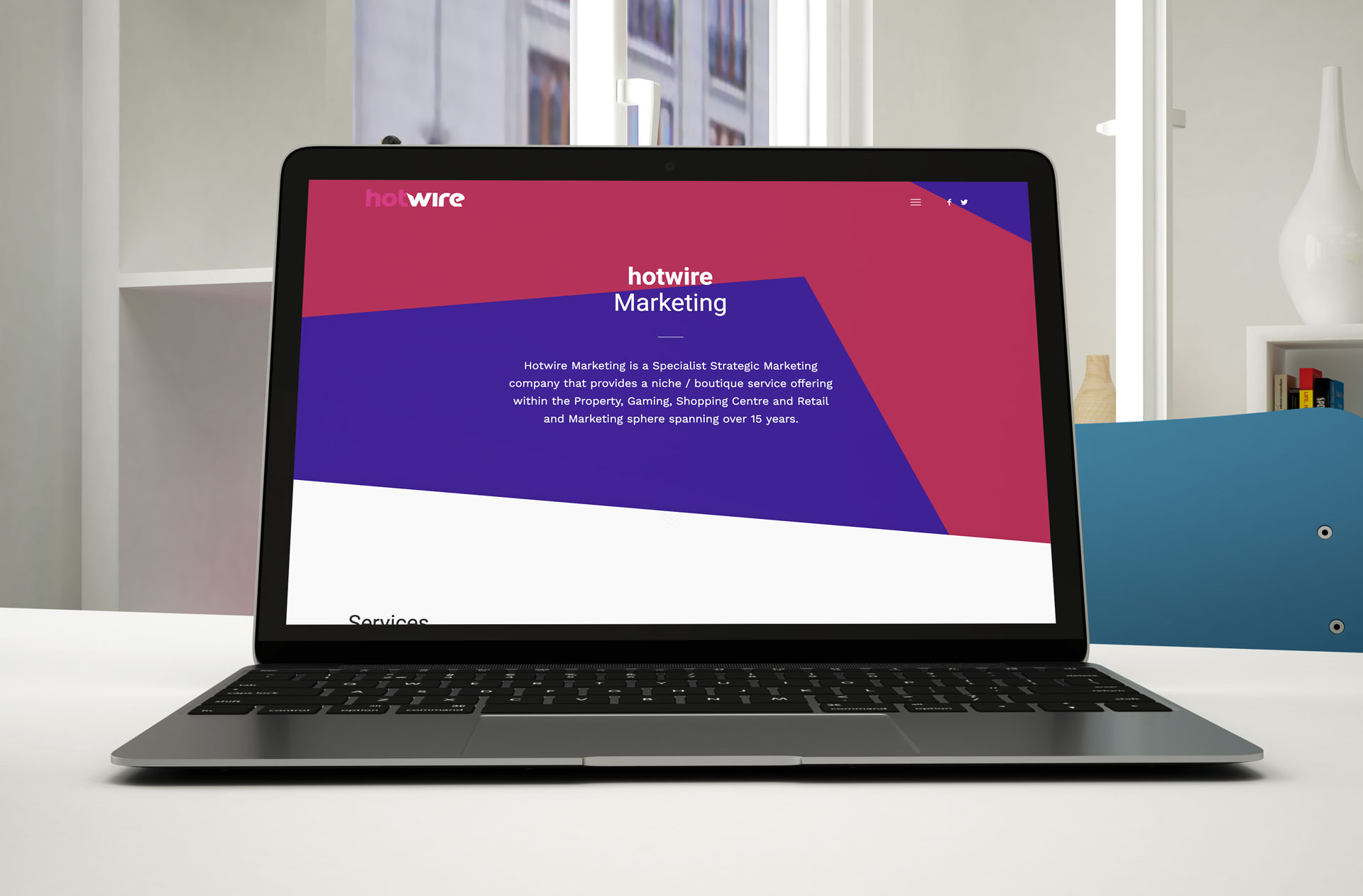 Hotwire Marketing Website (Laptop) | KEMOSO