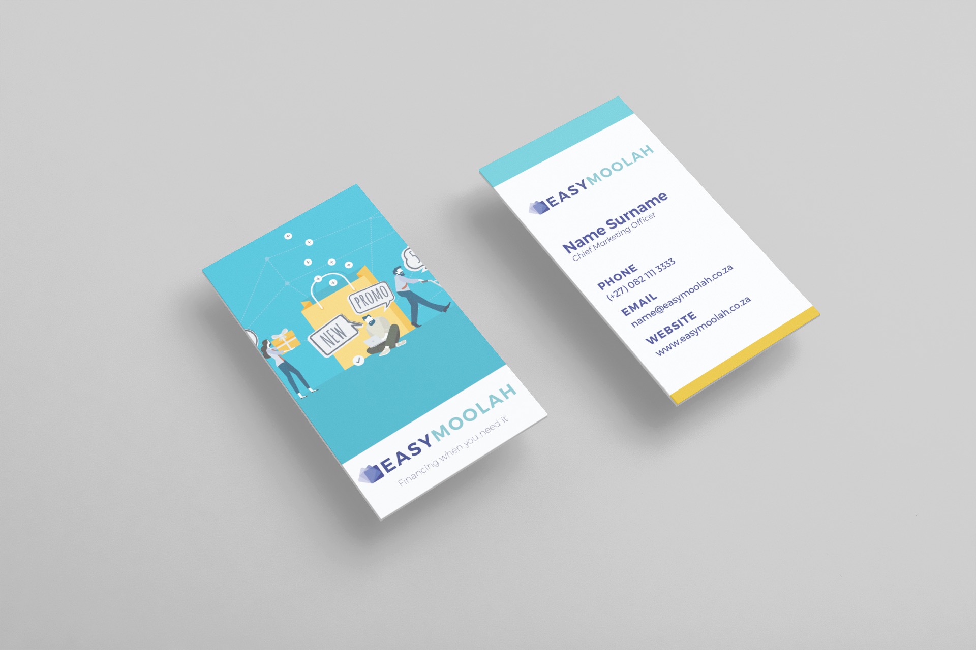 EasyMoolah Business Card Design | KEMOSO